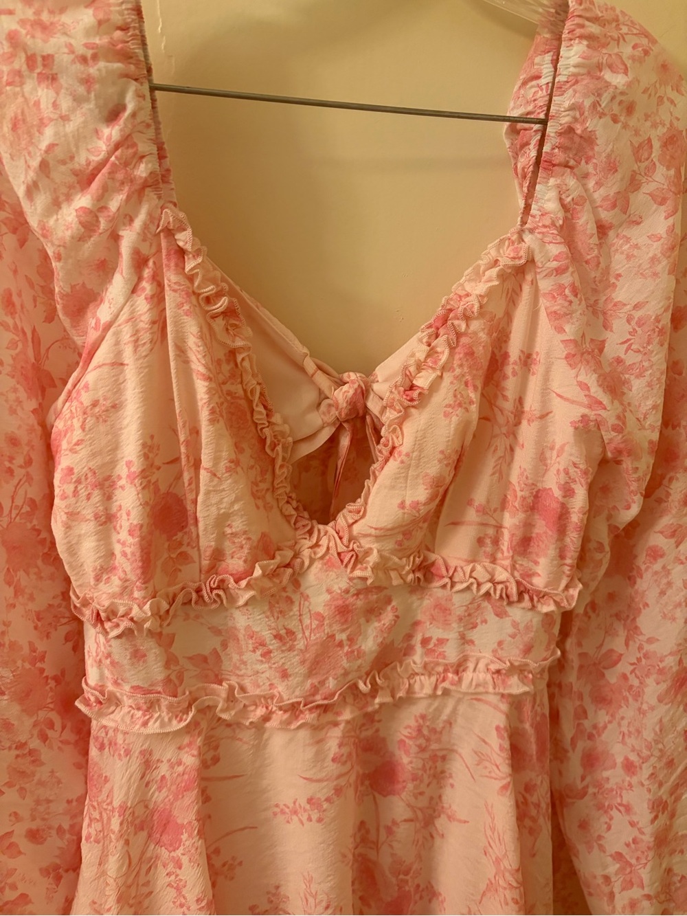 Altar'd State Pink Floral Romper - Picture 3 of 12
